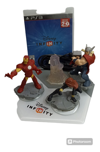  Disney Infinity Ps3 Usado Completo + Personajes Marvel