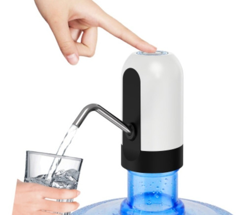 Dispensador De Agua Con Luz Bomba Recargable Usb Despachador