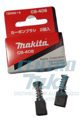 Makita 195008-8 Juego De Escobillas De Carbon Cb-408