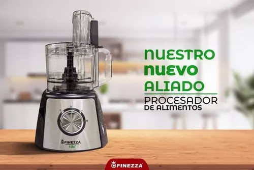 Procesador De Alimentos Finezza Fz-6120pr 1200 Watts 1.2 Lt