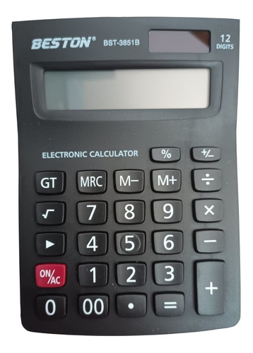 Calculadora Electrónica Sencilla Funciones Básicas 12 Digito