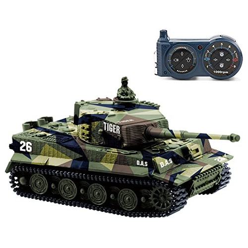 1 72 Tanque Alemán Tiger I Panzer Tank Mini Rc Control...