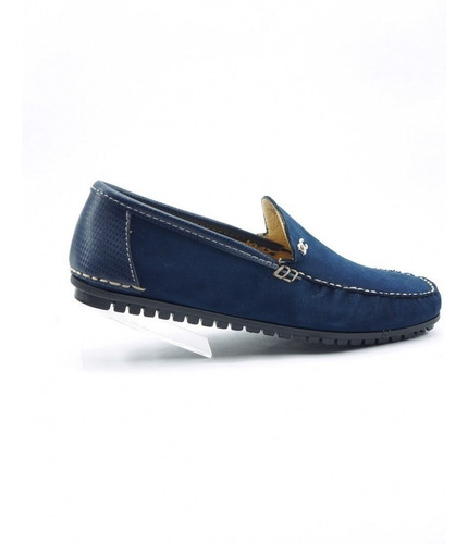 Zapato Casual Nobuck Azul Marca Blackmont