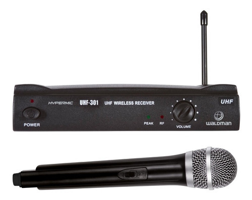 Microfone Sem Fio Wireless Waldman Hypermic - Uhf 301