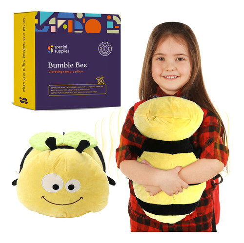 Special Supplies Bumble Bee - Almohada Vibratoria Sensorial,