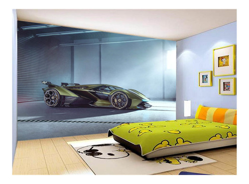 Adesivo De Parede Carro Lamborghini Vision Gt 3,0m² Car231