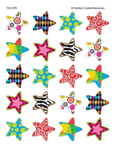 Fancy Stars Stickers (5179) (calcomanías De Estrellas ...