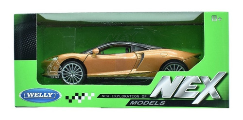 Mclaren Gt Welly Nex Escala 1:24 Nuevo Dorado