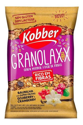 Granola com Baunilha, Gojiberry e Cranberry Granolaxx Kobber 200g