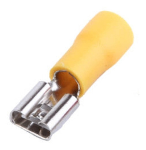 Terminal Hembra Amarillo Fdd2-187 5.6mm De Ancho 50und