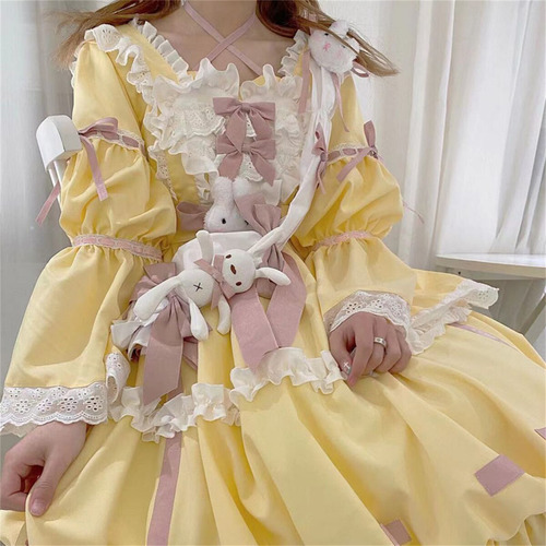 Juego De Cosplay Japonés De Lolita Kawaii Sweet Girl Op Styl