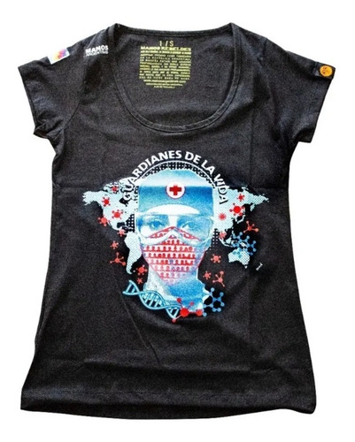Remeras Guardianes De La Vida Manos Argentinas Mujer