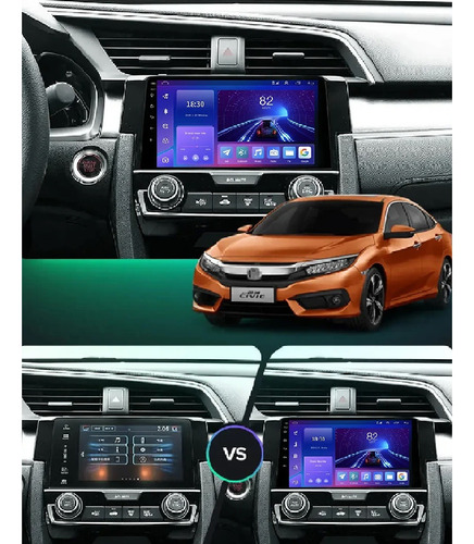 Multimidia Android Honda Civic G10 16-22 Carplay 6/64gb