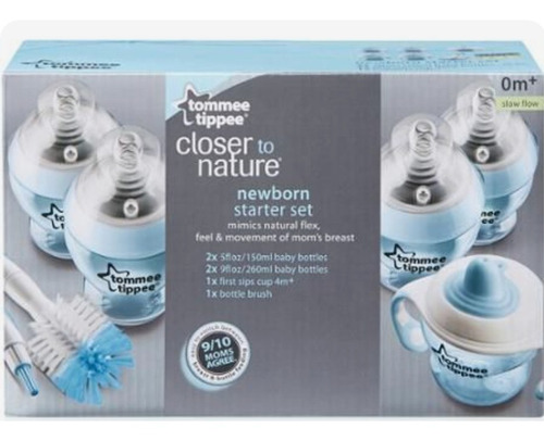 Tommee Tippee, Closer To Nature Set Mamaderas Con Accesorios