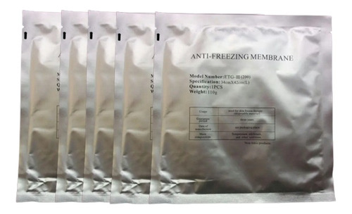 Paq. 5 Membrana Antifreeze Terapia Criolipólisis Large 34x42