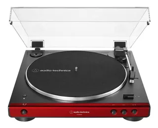 Tornamesa Audio-technica At-lp60xbt Rd Inalambrica Bluetooth Color Rojo