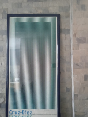 Poster De Carlos Cruz Diez Autografiado