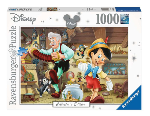 Disney Pinocchio Rompecabezas 1940 1000 Pzas Ravensburger