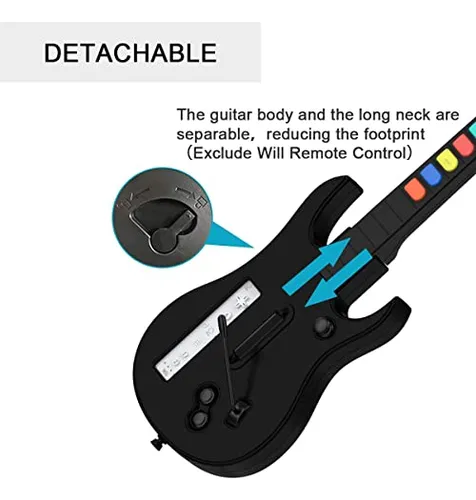 Guitarra De Wii Guitar Hero Para Controlador De Wii Inalámbr