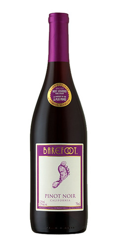 Vino Tinto Eua Barefoot Pinot Noir 750ml