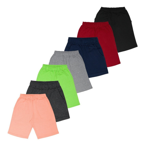 Bermuda Hombre Short Deportivo Algodon Colores Calidad Promo