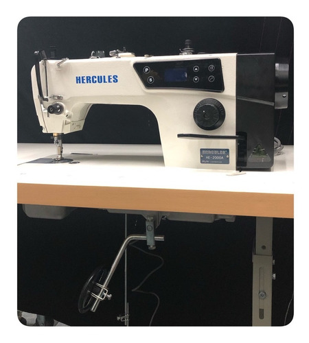 Imagen 2 de 4 de Nueva Maquina Coser Industrial Recta + Mueble + Motor Servo