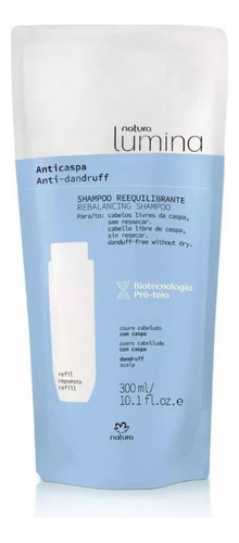 Natura Lumina Repuesto Shampoo Anticaspa 300ml Caballito