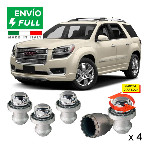 Birlos De Seguridad 14 X 1.5 Mm Gmc Acadia 2006-2024 Ha9m