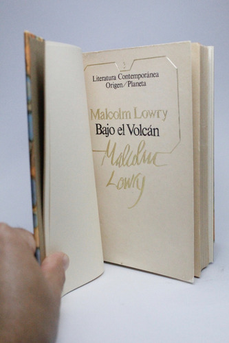 Bajo El Volcán Malcolm Lowry Encuadernado Lomo Piel