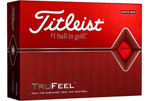 Pelotas Bolas De Golf Titleist Trufee Rojo