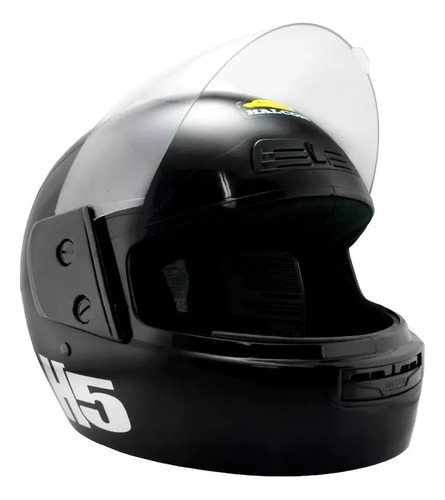 Casco Homologado Moto Integral Halcon H5 Negro L Año 2024