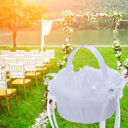 Cesta De Boda Decoración Accs Suministros De Fiesta Pelusa