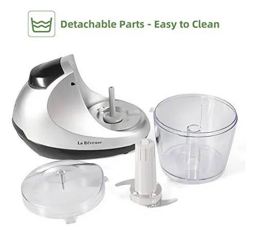 Picadora Eléctrica De Alimentos Mini Con Tazón De 1.3 Tazas,