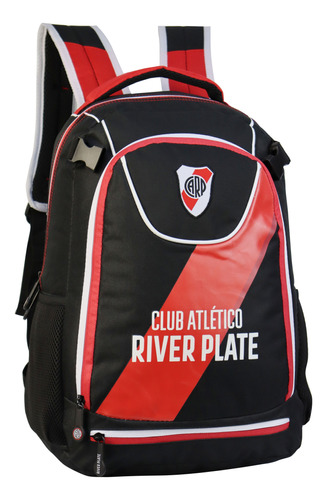 Mochila Grande Escolar Colegial Club River Plate Lic Oficial
