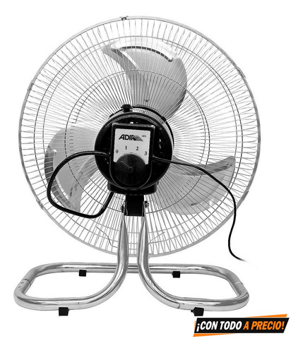 Ventilador 3 En 1 Adir 2074 18 Con 3 Aspas De Metal