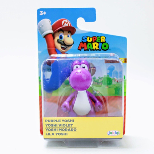 Super Mario Mini Figura De Acción De 2.5 Pulgadas, Yoshi M