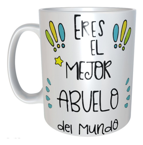 Taza Con Caja De Regalo Eres El Mejor Abuelo M12