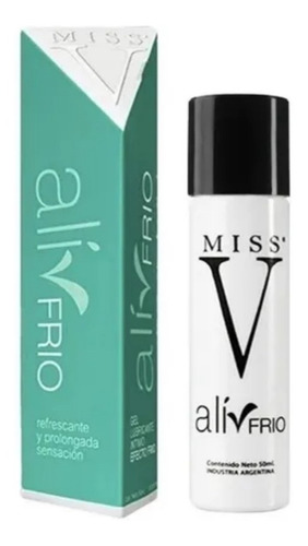 Gel Lubricante Intimo Efecto Frio Miss V Aliv Frio Luxury