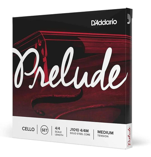 Set De Cuerdas Medium Daddario J1010 Para Cello 4/4