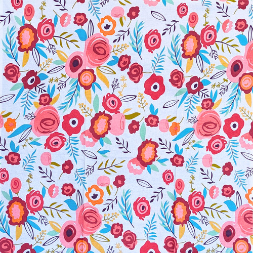 Juego De Sábanas Rebeca Algodón 200 Estampada - King Size Color Flora Diseño De La Tela Estampado