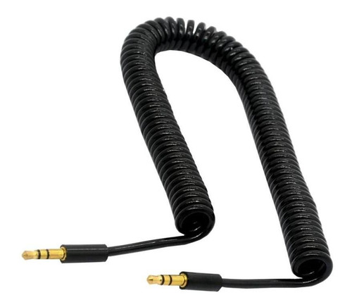 Cable De Audio 1x1 Espiral 180 Cm High Quality