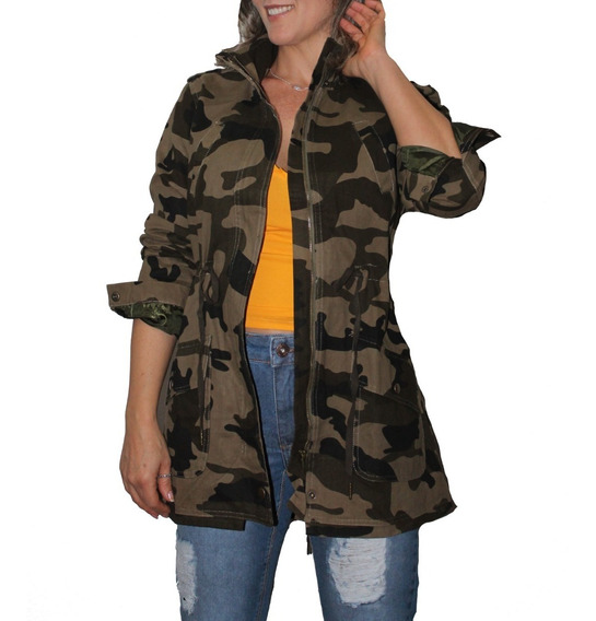 parka camuflada feminina mercado livre