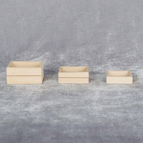 1/12 Casa De Muñecas Cocina Miniatura De Madera Caja De