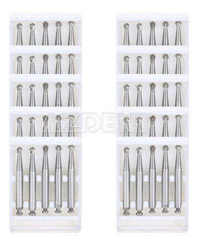 Fresas Carbide Baja Velocidad Odontología Set 5u Santiago