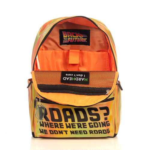 Mochila Hardhead Back To The Future Marty Mcfly Diseño de la tela Degradado