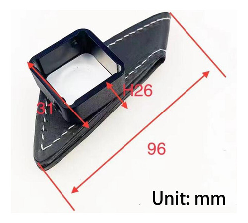 Soporte De Aluminio Para Tiza De Piscina, Clip De Cuero Pu,