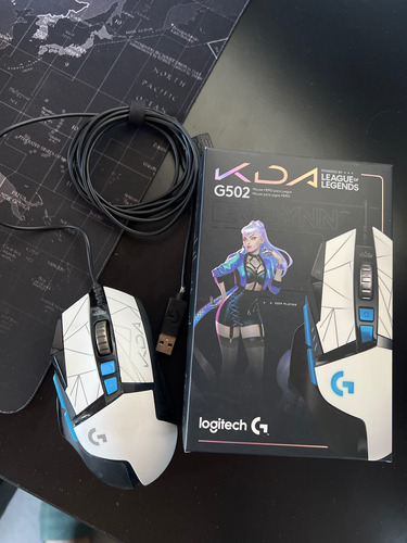Mouse Logitech G502 Hero Lol Blanco (Usado)