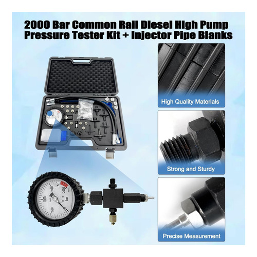 Yuxuanyp 2000 Bar Common Rail Diesel Kit De Probador De De Y