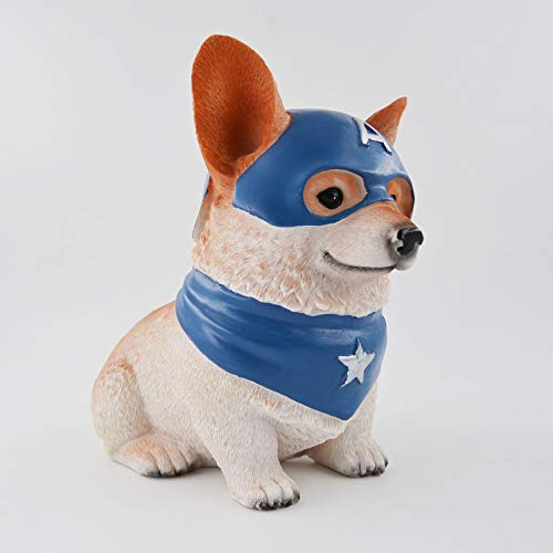 Hucha En Forma De Perro Corgi De 7 Pulgadas, Divertida Hucha