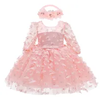 Comprar Vestido De Tul Con Volantes Para Niña, Con Lazo, Para Boda